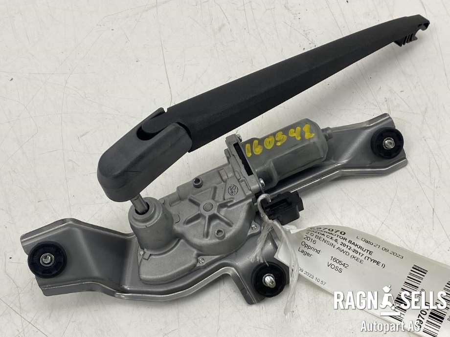 Viskermotor bakrute til Mazda CX-5, 2012-2017 (Type I) (KD53-67-450)