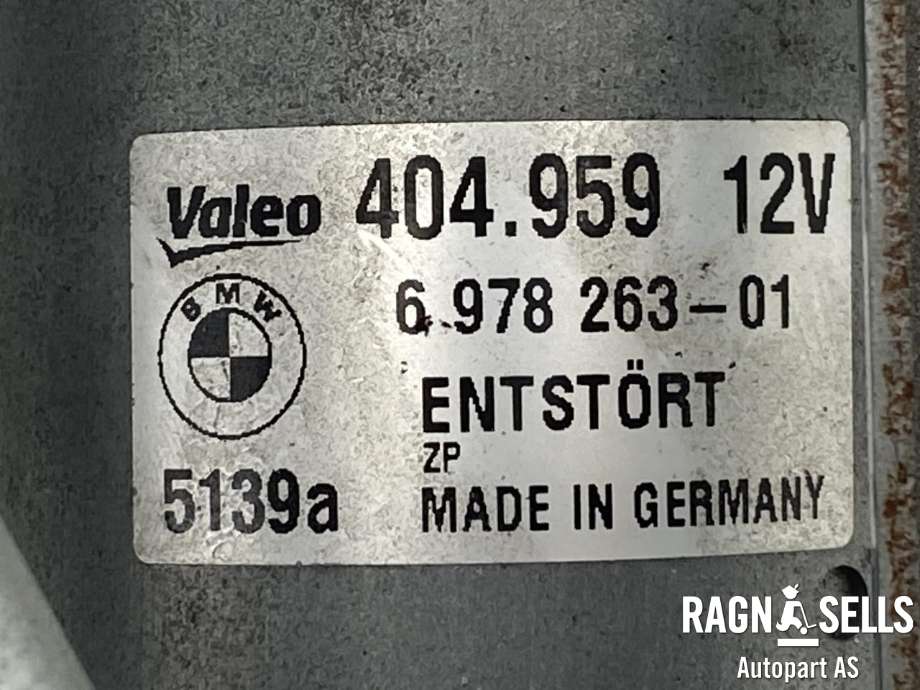 Viskermotor frontrute komplett m/overføring til BMW 3-Serie 2005-2011 (E90/E91/E92/E93) (E90/E91/E92/E93) (VALEO|61 61 7 161 711|)