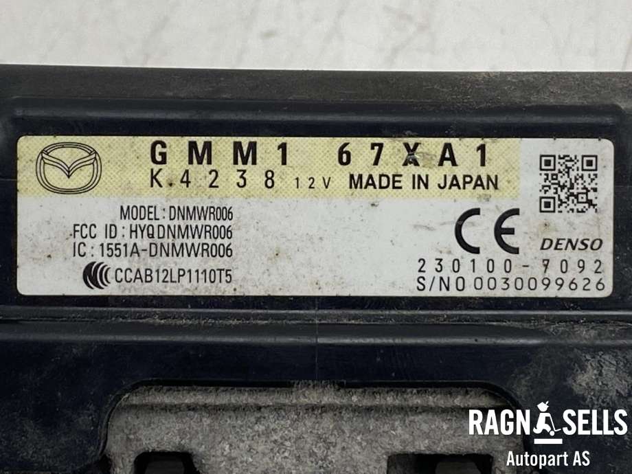Sensor radar til Mazda CX-5 2012-2017 (Type I)  (DENSO|GMM167XA1|2301007092|DNMWR006)