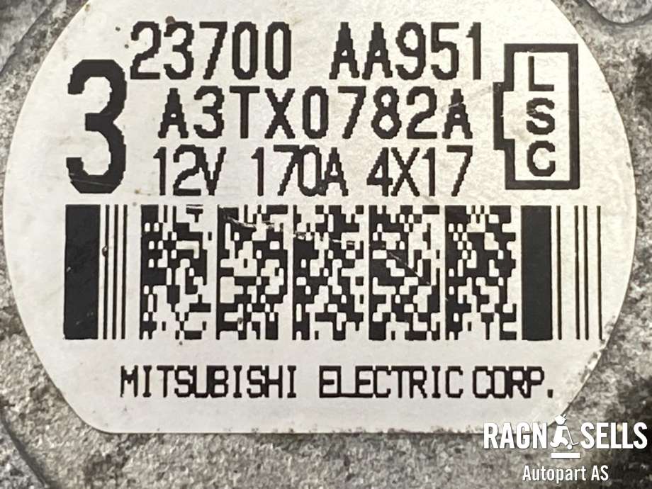 Dynamo diesel til Subaru Forester 2013-2019 (Type IV) (23700AA951|)