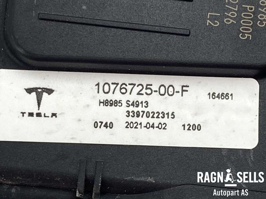 Viskermotor frontrute komplett m/overføring til Tesla Model 3 2018-2023 (Fase 1)  (107672500F|)