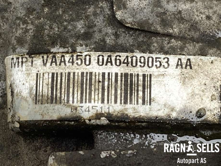 Girkasse 4WD fordelingskasse til VW Tiguan 2007-2011 (Type I, Fase 1)  (0A6 409 053 AG|)