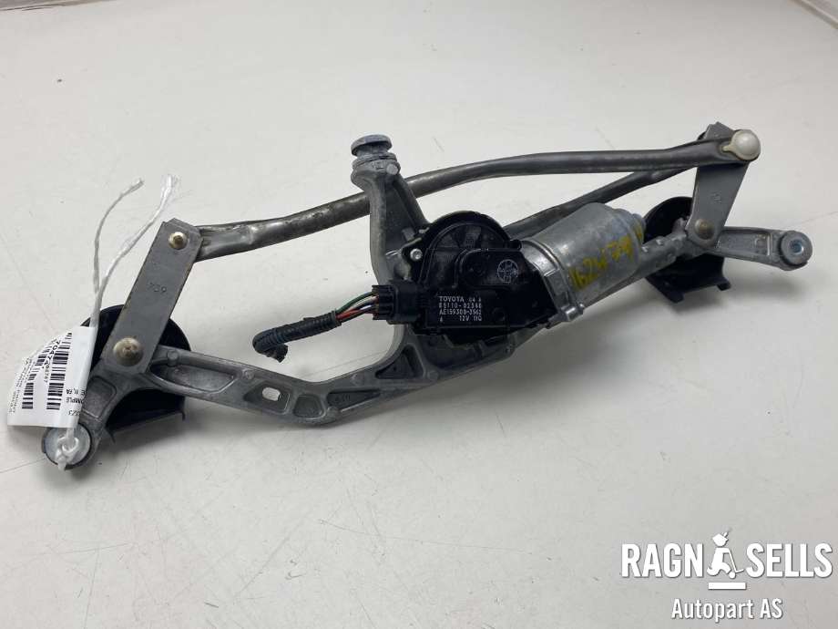 Viskermotor frontrute komplett m/overføring til Toyota Auris 2013-2015 (Type II, Fase 1)  (8515002300|8511002340|)
