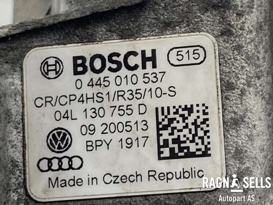 Dieselpumpe til VW Golf VII 2012-2017 (Fase 1)  (BOSCH|0445010537|04L130755D|04L 130 755 E)