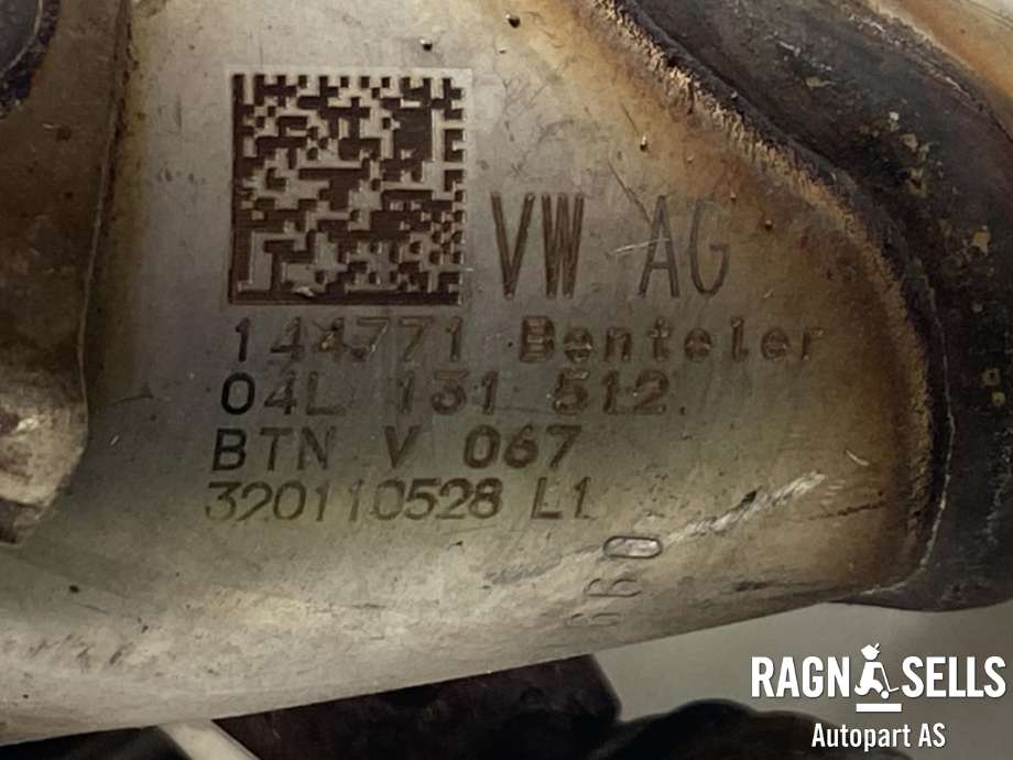 EGR-kjøler til VW Golf VII 2012-2017 (Fase 1)  (04L131512|04L 131 512 D|04L 131 512 BQ)