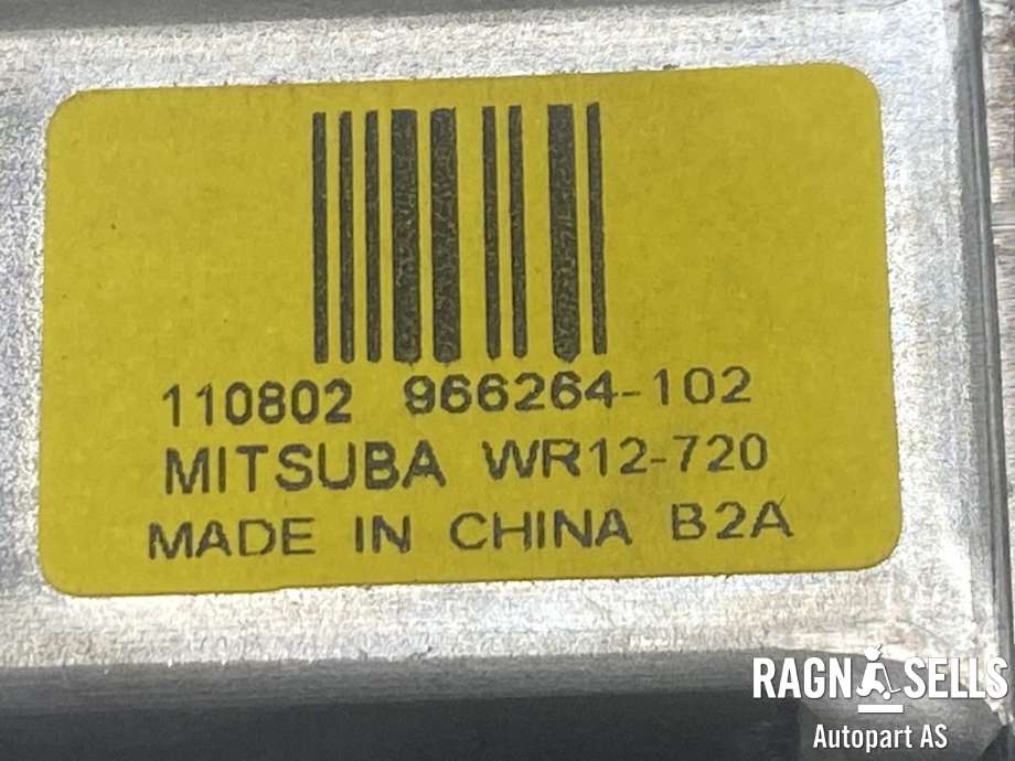 Ruteheis, kun motor, venstre bak til Volvo V70 2007-2013 (Type III, Fase 1)  (31253064|966264|)
