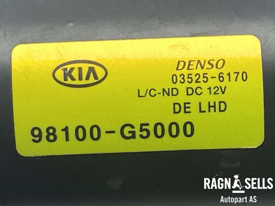 Viskermotor frontrute komplett m/overføring til Kia Niro 2016-2021  (DENSO|98120G5000|98100G5000|035256170)