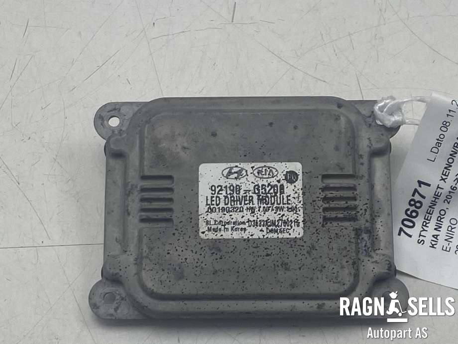 Styreenhet xenon/ballast til Kia Niro, 2016-2021  (92190G5200)