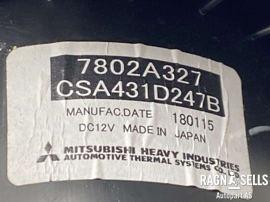 Varmeapparat motor til Mitsubishi Outlander 2015-->> (Type III, Fase 2)  (7802A327|CSA431D247B|)