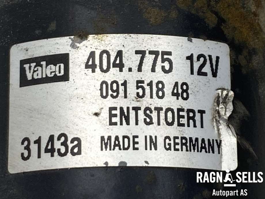 Viskermotor frontrute til Volvo V70 2000-2004 (Type II, Fase 1)  (8648343|091 518 48|)
