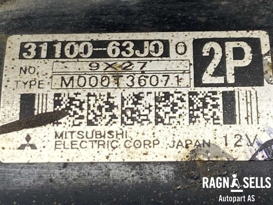 Starter til Suzuki Swift 2005-2010  (31100-63J00||71742374|71750026|71792031|71792033|717922031|717922033|71793347|M0T36071ZE|M0T84981|M000T36071ZE|M000T84981|31100-63J10|31100-81A30)