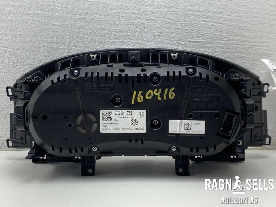 Instrumentpanel til VW e-Golf 2014-2017 (Fase 1)  (5GE 920 755|)