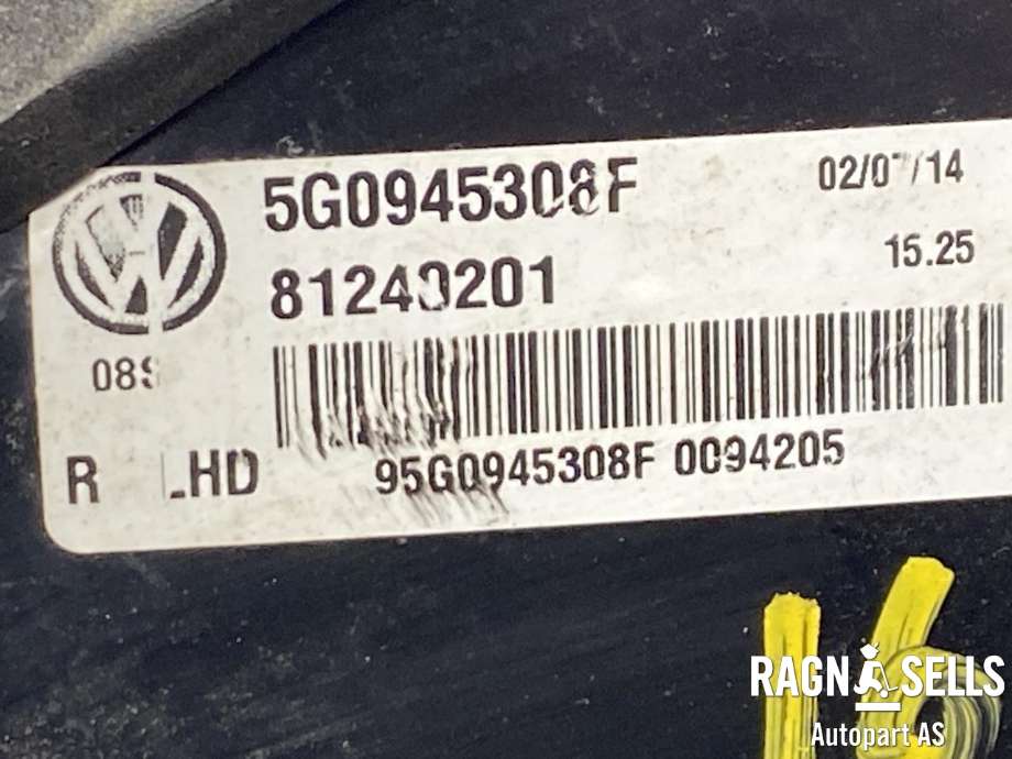 Baklykt høyre indre til VW e-Golf 2014-2017 (Fase 1)  (5G0 945 308 F|)