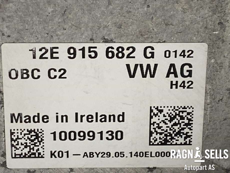 Batterilader (OBC - On Board Charger) til VW e-Golf 2014-2017 (Fase 1)  (12E915682G|12E 915 682 R|)