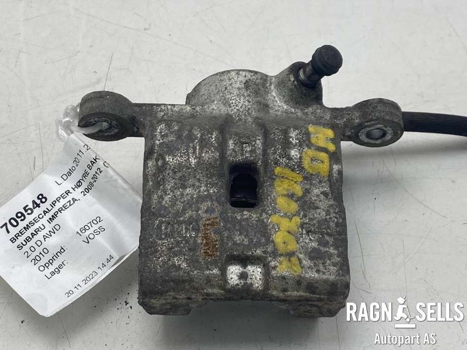 Bremsecaliper høyre bak til Subaru Impreza, 2008-2012 (Type III)  (26692FG000)