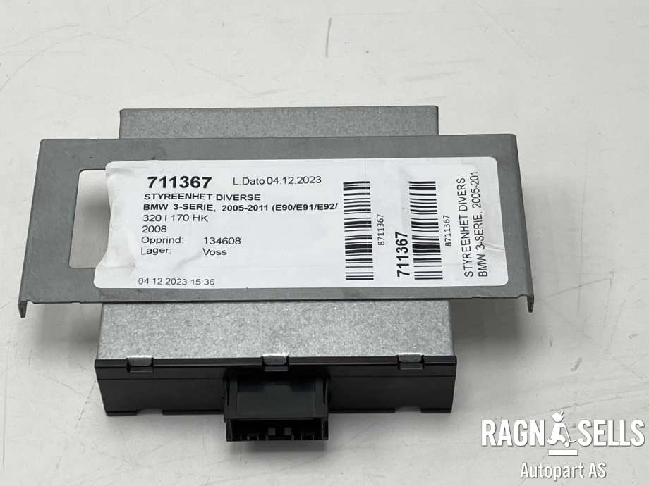 Styreenhet diverse til BMW 3-Serie 2005-2011 (E90/E91/E92/E93) (E90/E91/E92/E93) (61 42 9 253 209|61 42 9 113 348|)
