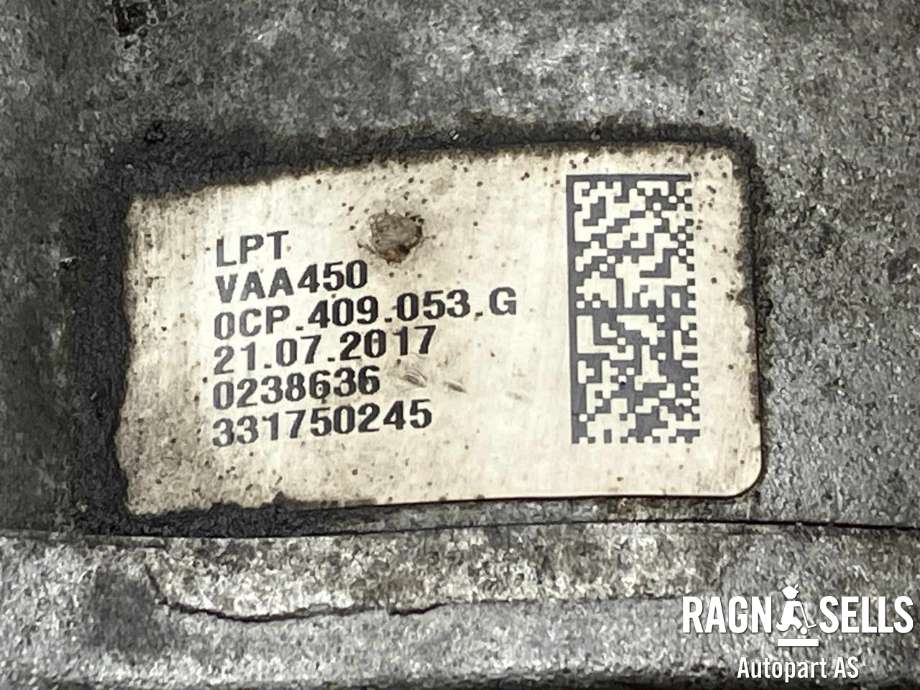 Girkasse 4WD fordelingskasse til VW Tiguan 2016-2020 (Type II, Fase 1)  (0CP 409 053 P|)