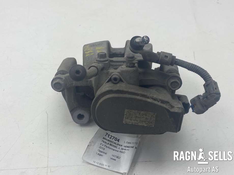 Bremsecaliper venstre bak, elektrisk til Tesla Model 3 2018-2023 (Fase 1) (8008206-00-A|1044623-00-G|)