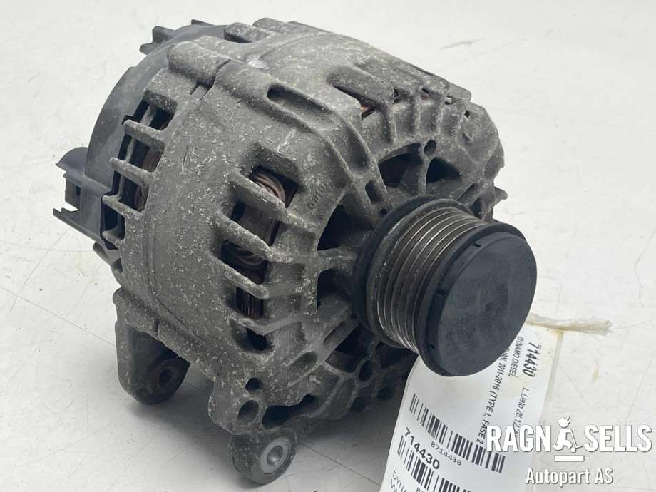 Dynamo diesel til VW Tiguan 2011-2016 (Type I, Fase 2)  (03L 903 023|03L 903 023  X|03L 903 023 AX)
