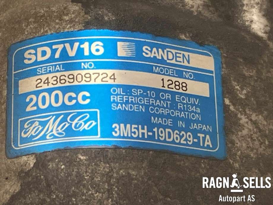 Aircondition kompressor til Volvo V50 2007-2012 (Fase 2)  (SANDEN|36000990|)