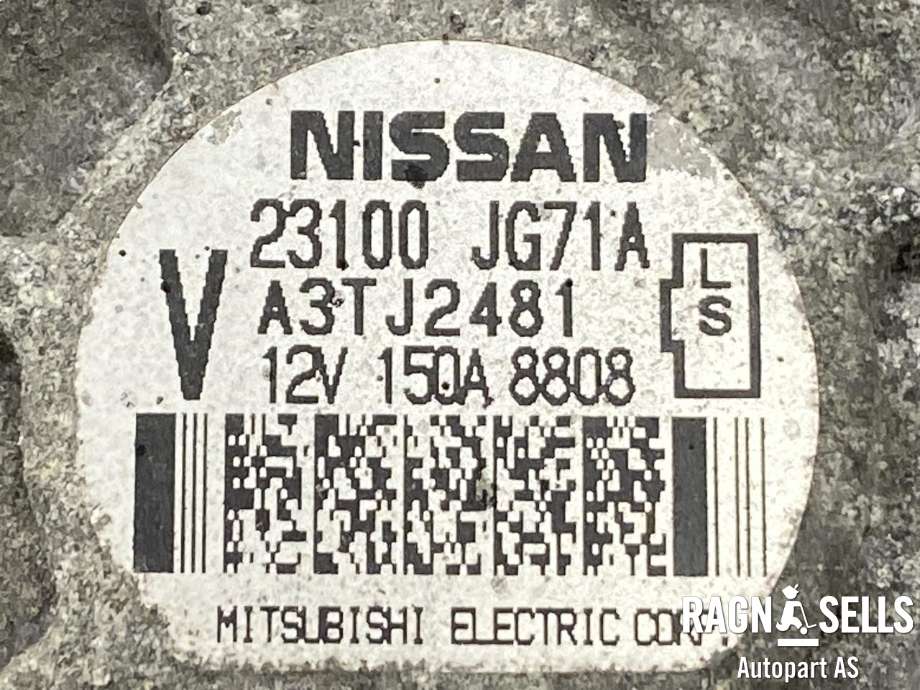 Dynamo diesel til Nissan X-Trail 2007-2014 (T31) (T31) (23100JG71A||A003TJ2481|A003TJ2481ZE|A3TJ2481|A3TJ2481ZE|23100-JD71A|23100-JG71A|23100-9120R|231009120R)