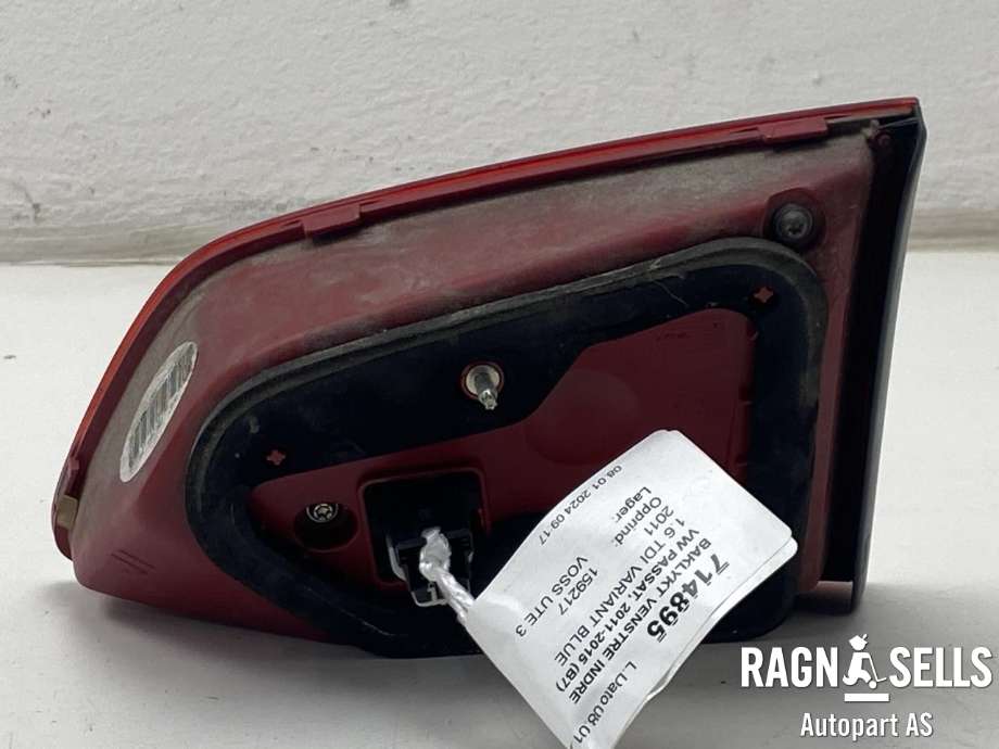 Baklykt venstre indre til VW Passat 2011-2015 (B7) (B7) (3AF 945 307 E|)