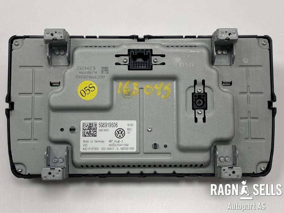Bilstereo navigasjon skjerm til VW e-Golf 2017-2020 (Fase 2)  (5G6919606|)