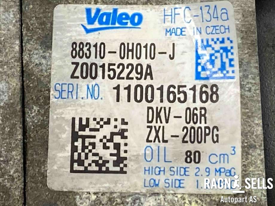 Aircondition kompressor til Peugeot 107 2006-2014  (883100H010J|)