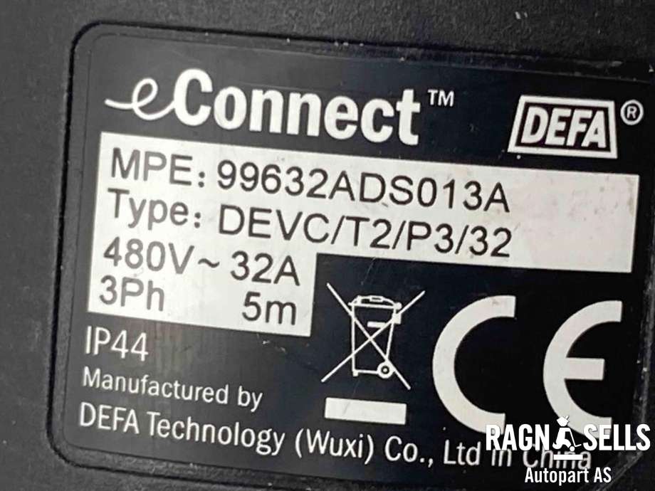 Batterilader kabel til Hyundai Kona 2021-2023 (Type I, Fase 2)  (99632ADS013A|)