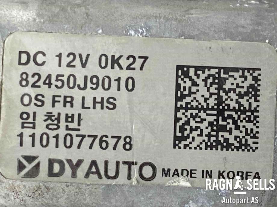 Ruteheis venstre foran til Hyundai Kona 2021-2023 (Type I, Fase 2)  (82403J9000|82450J9010|)