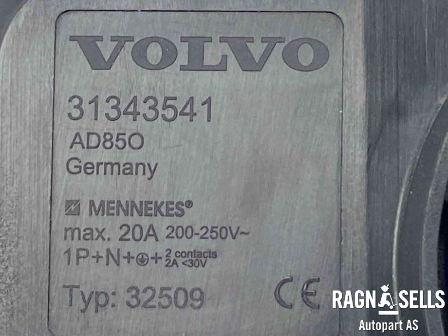 Batterilader inntak/luke til Volvo V60/V60 CC 2013-2018 (Type I, Fase 2)  (30659378|31343541|)