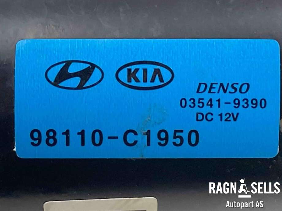 Viskermotor frontrute komplett m/overføring til Hyundai Kona 2021-2023 (Type I, Fase 2)  (98110C1950|)