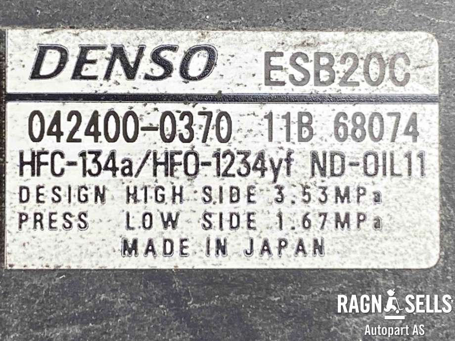 Aircondition kompressor hybrid til Toyota C-HR 2016-->>  (DENSO|0424000370|8837047092| 8837047091|8837047090)