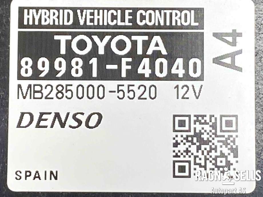 Styreenhet diverse til Toyota C-HR 2016-->>  (89981F4040|)