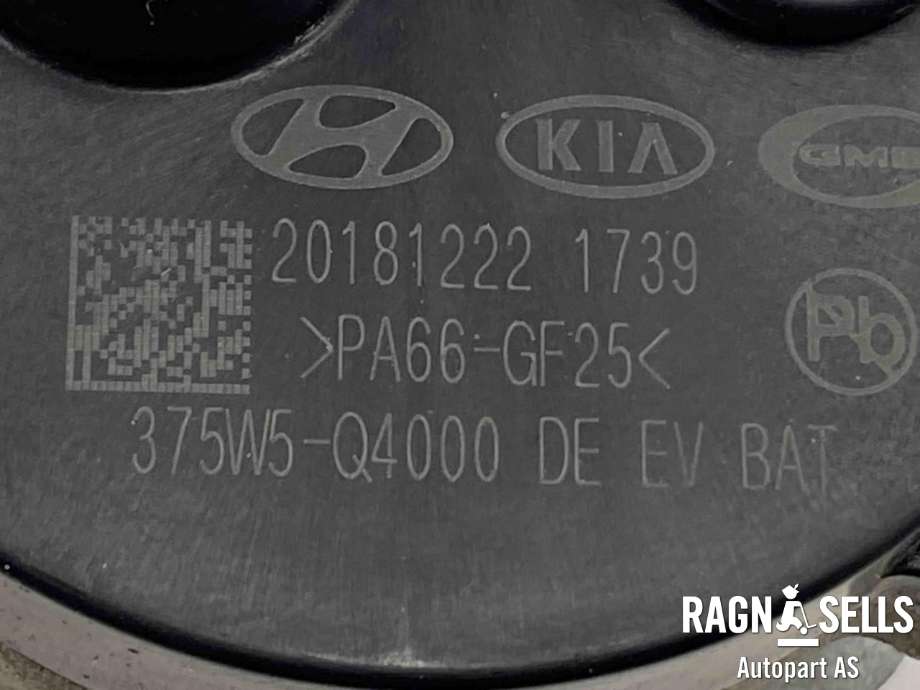 Vannpumpe elektrisk til Kia Niro 2016-2021  (375W5Q4000|)