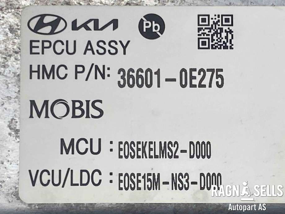 Motor power controller elbil (EPCU/PDM) til Hyundai Kona 2021-2023 (Type I, Fase 2)  (366010E275|)