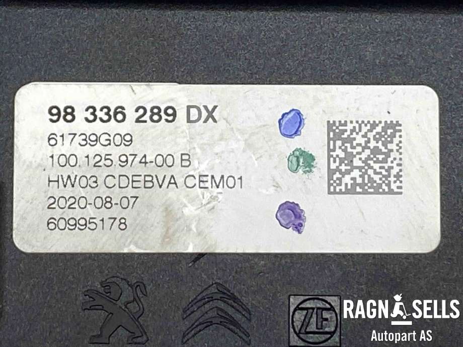 Girstang/girvelger automat til Peugeot e-2008 2019-->>  (98336289DX|)