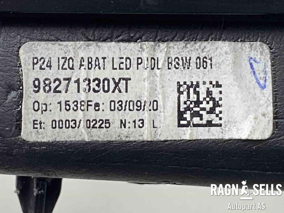 Speil venstre til Peugeot e-2008 2019-->>  (98 271 330 XT|)