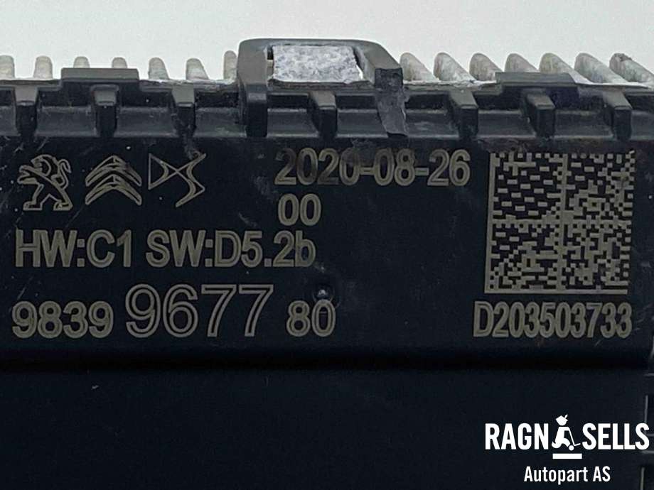 Sensor radar til Peugeot e-2008 2019-->>  (16 756 643 80|9839967780|)