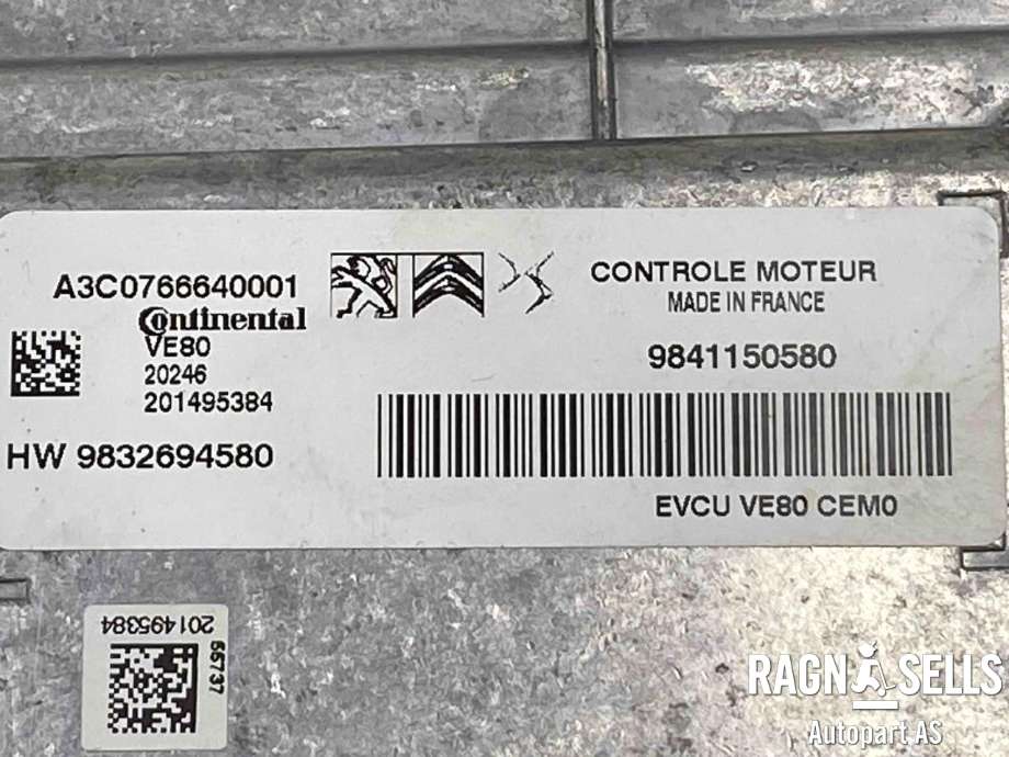Styreenhet motor til Peugeot e-2008 2019-->> (16 756 591 80|9841150580|)