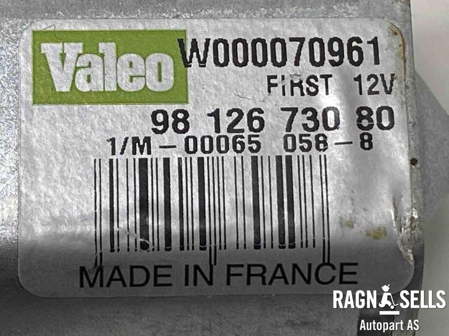 Viskermotor bakrute til Peugeot Traveller 2017-->>  (VALEO|9812673080||W000070961)