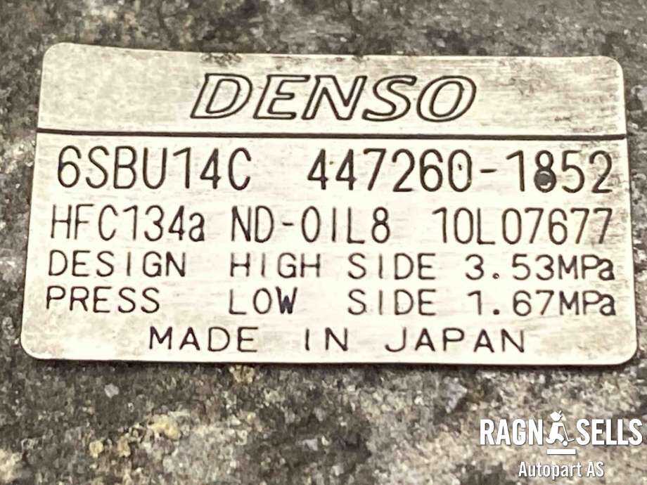 Aircondition kompressor til BMW X1 2009-2015 (E84) (E84) (DENSO|64 52 6 987 862|447260-1852|4471908460|4471908461|4471908462|4471908463|4471908464|4471908465|4471908466|4471908467|4472601851|4472601852)