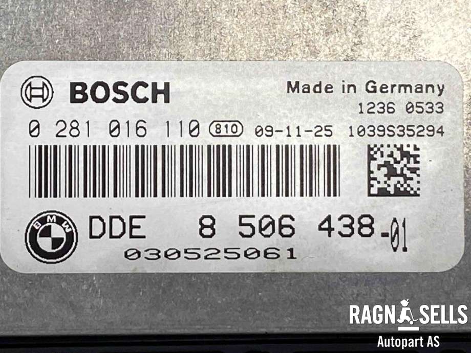 Styreenhet motor til BMW X1 2009-2015 (E84) (E84) (BOSCH|13 61 8 512 498|8 506 438|0 281 016 110)