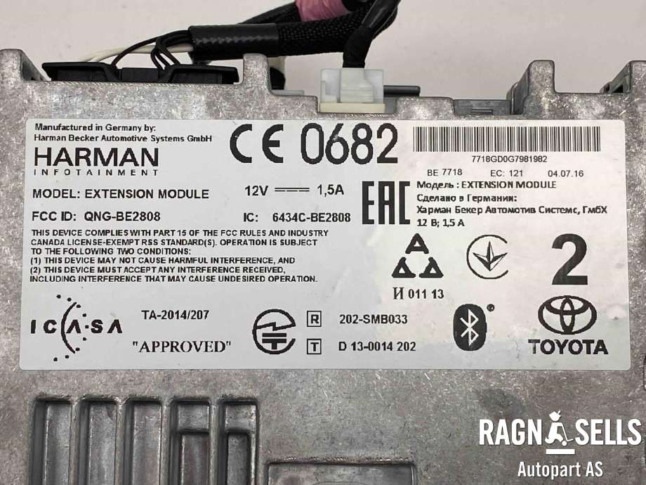 Bilstereo navigasjon til Toyota Auris 2015-2019 (Type II, Fase 2)  (8614002400|)