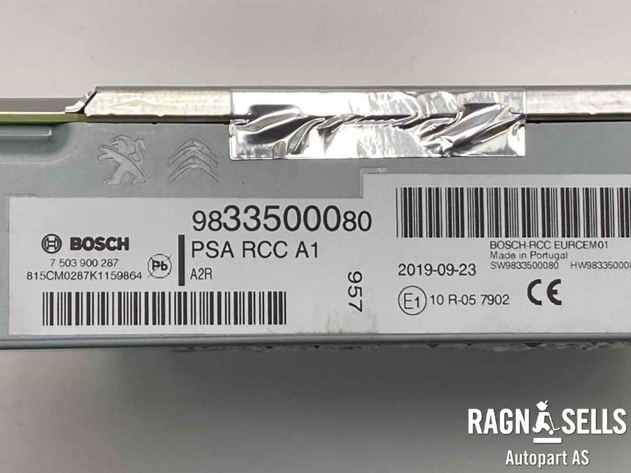 Bilstereo til Opel Vivaro C 2020-->>  (BOSCH|9833500080|)