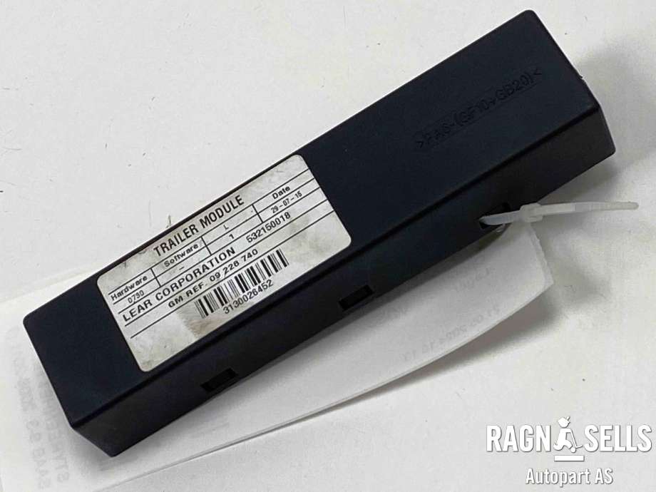 Styreenhet hengerfeste til Saab 9-3 2008-2011 (Type II, Fase 2)  (12803356|532150018|09228740)