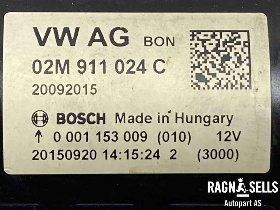 Starter diesel til VW Caddy 2015-2020 (Type III, Fase 3)  (02M 911 024 C|02M 911 024 CX|)