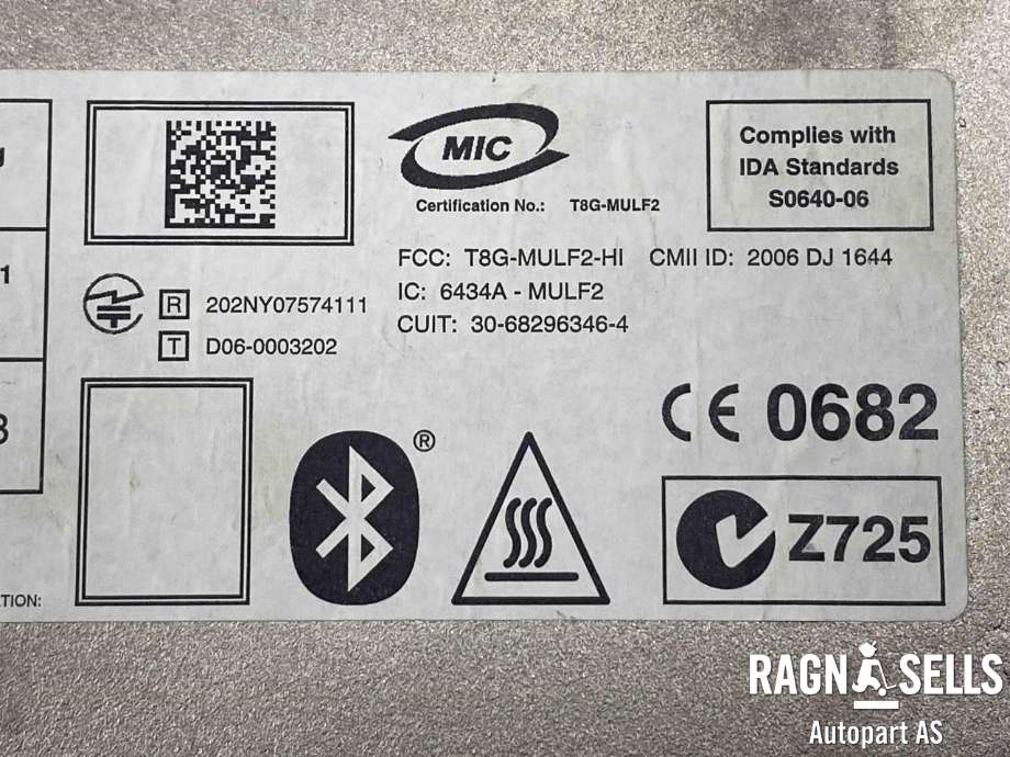 Styreenhet bluetooth til BMW 5-Serie 2003-2010 (E60/E61) (E60/E61) (84109200822|)