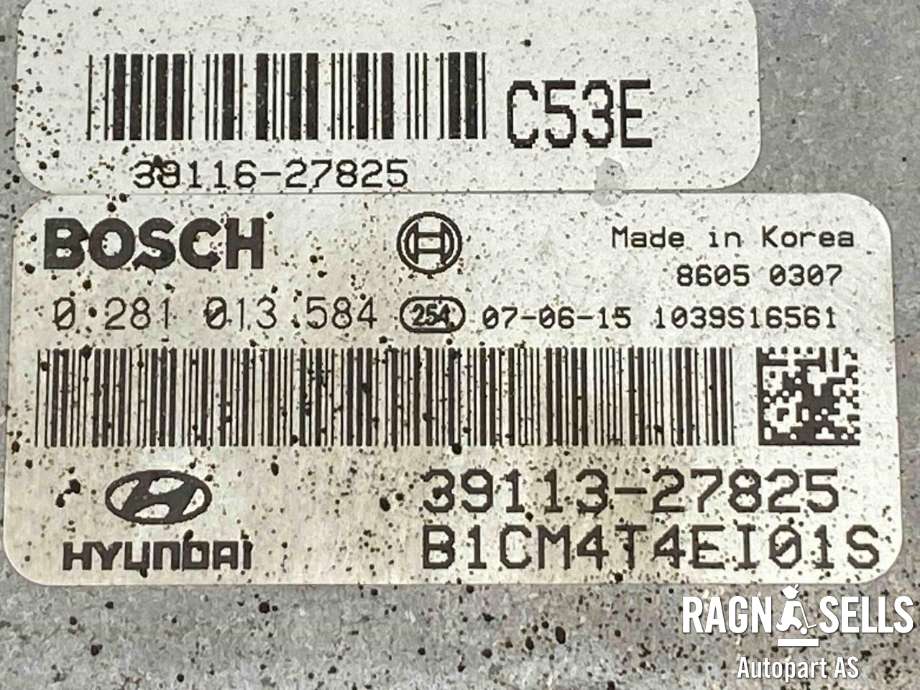 Styreenhet motor til Hyundai Santa Fe 2006-2009 (Type II, Fase 1)  (BOSCH|3911327825||3811627825|0281013584)