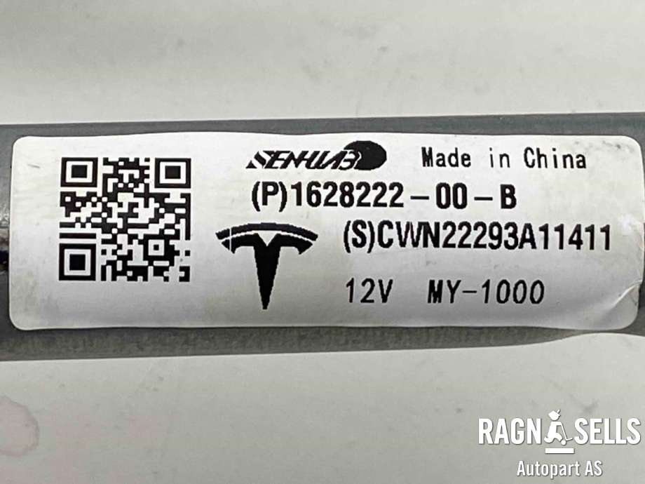Viskermotor frontrute komplett m/overføring til Tesla Model Y 2021-2024 (Type I) (1628222-00-A|1628222-00-B|)